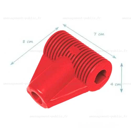 Pièce d’assemblage en T avec grip pour filet d’aire de jeu